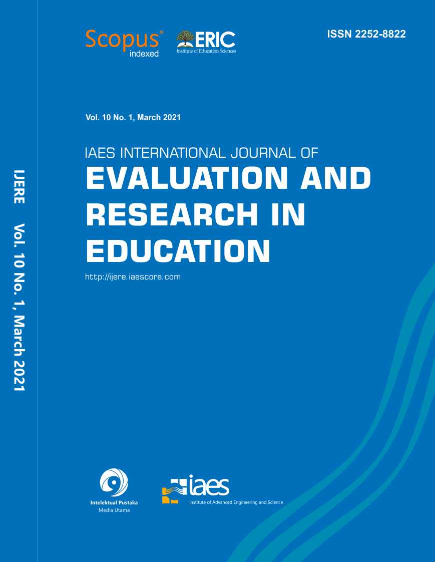 International Journal of Evaluation and Research in Education (IJERE)