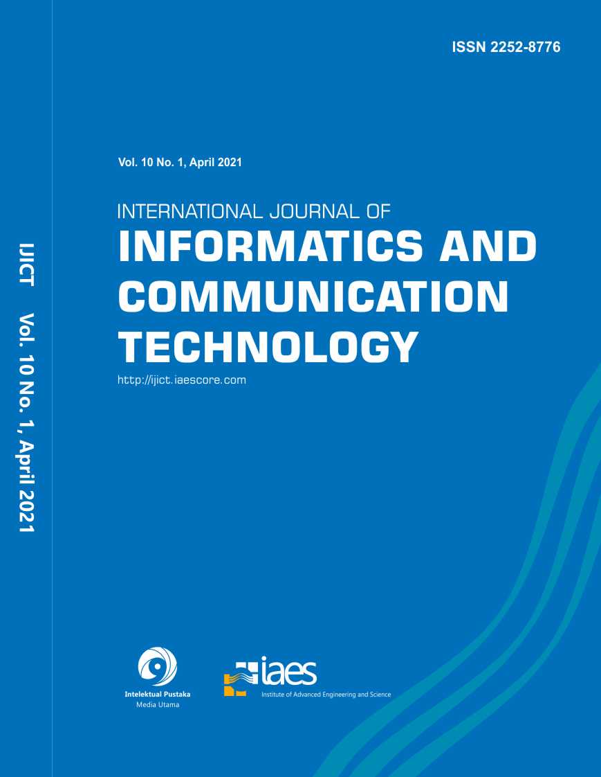 International Journal of Informatics and Communication Technology (IJ-ICT)
